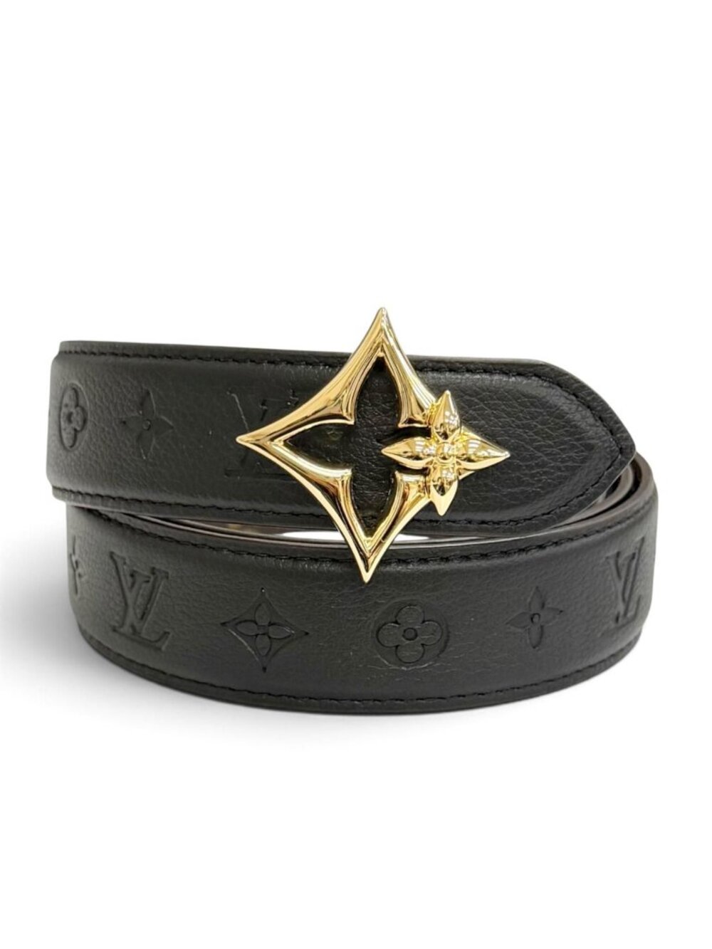 Louis Vuitton Belt Flower Glam 30 Reversible Monogram Canvas Empreinte